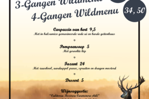 Wildmenu bij Grand Café De Mallejan