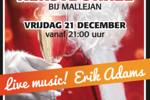 Kerstborrel bij Grand Café De Mallejan