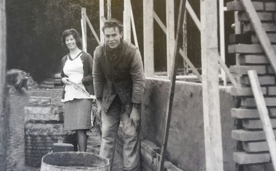 Schuttertje bouw 1966/1967 (foto: onbekend)